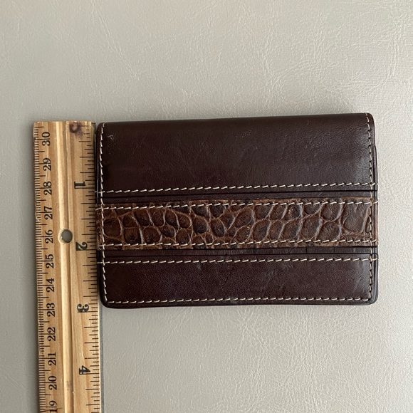 Genova Series Brown Leather Wallet - Picture 5 of 7